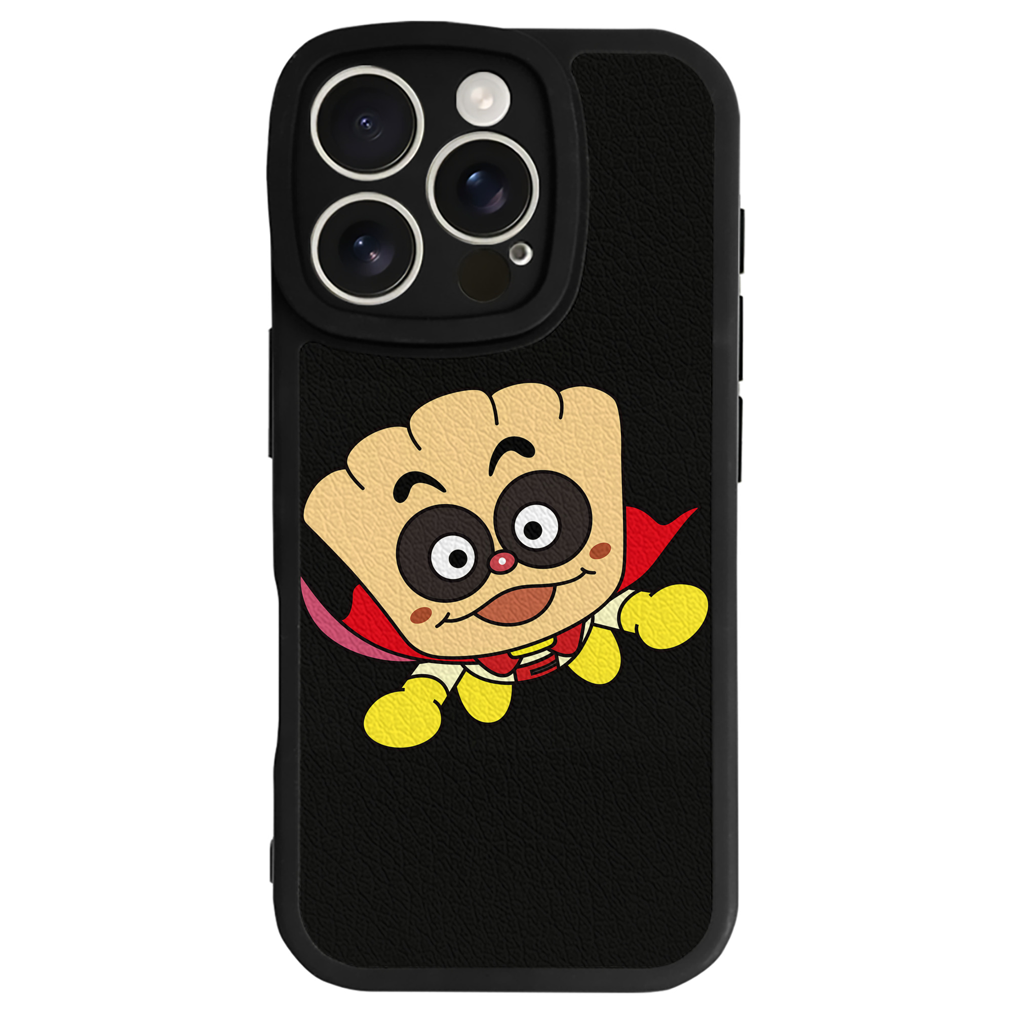 （画像用） アンパンマン Anpanman 【iPhone 16シリーズ対応】シリコンスマホケース（レザー調） 材質：シリコン